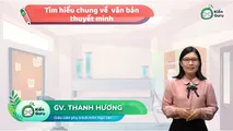 Tìm hiểu chung về văn bản thuyết minh