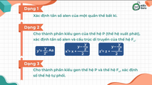 Bài tập Quần thể tự phối (Phần 2)