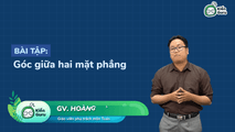 (MỚI!!!) Bài tập Góc giữa hai mặt phẳng