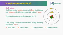 Khối lượng nguyên tử