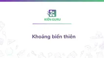 Khoảng biến thiên