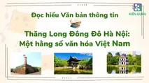 Thăng Long - Đông Đô - Hà Nội: một hằng số văn hoá Việt Nam (Phần 1)