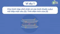 Dạng 1: Tính các thông số của mặt cầu, hình cầu, khối cầu