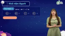 Lí thuyết 1: Khái niệm và quy tắc tính lôgarit