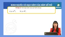 Dạng 2: Đạo hàm, sự biến thiến của hàm số mũ, hàm số lôgarit