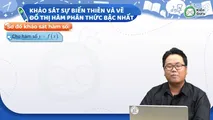 Lí thuyết 3: Khảo sát sự biên thiên và vẽ đồ thị hàm số phân thức bậc nhất