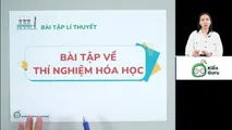 Bài tập về thí nghiệm hoá học