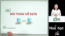 Bài toán về este