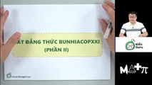 Bất đẳng thức BunhiaCopxki dạng phân thức