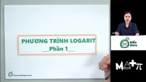 Phương trình lôgarit (Phần 1)