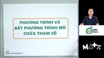 Phương trình và bất phương trình mũ chứa tham số