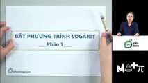 Bất phương trình lôgarit (Phần 1)