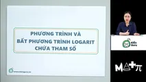 Phương trình và bất phương trình lôgarit chứa tham số