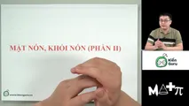 Mặt nón, Khối nón (Phần 2)