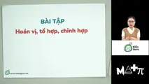 Hoán vị, chính hợp, tổ hợp